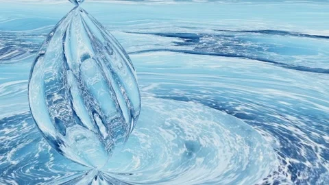 Dive into the Depths of a GPU-Crafted Ocean Stock-Footage 266065241