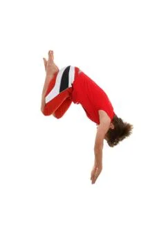 Dive headfirst Stock Photos