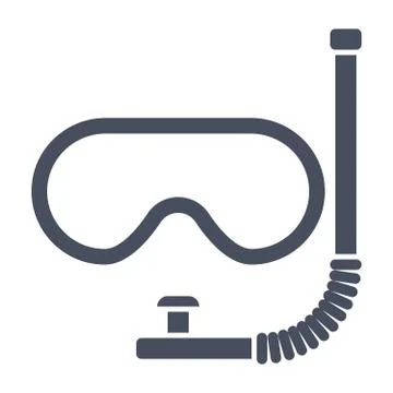 Dive Mask Icon Stock Illustration