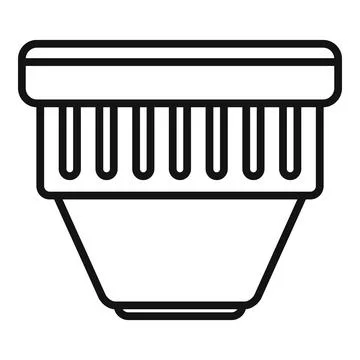 Dive pool filter icon outline vector. Water cleaning Stock Illustration