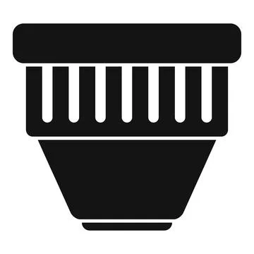 Dive pool filter icon simple vector Stock Illustration