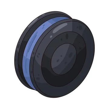 Dive Reel illustration Stock Illustration