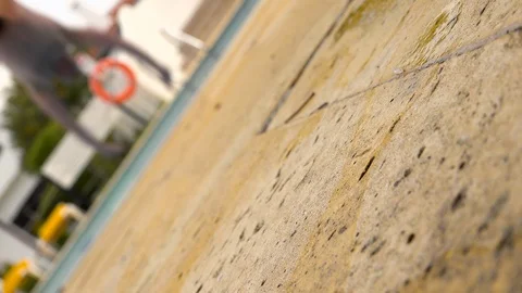 Dive in swimming pool Stock Footage 93599386