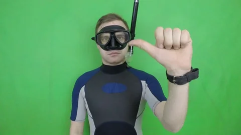 Divemaster shows signal – which way Vidéo 127859845