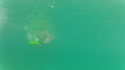 Diver driveby 50 Stock Footage 24581365