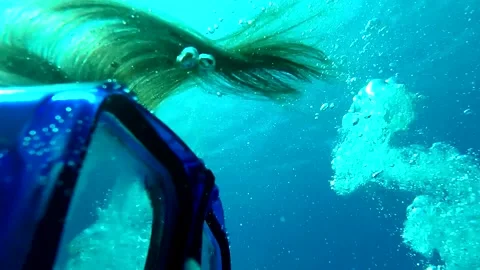 Diver glass Stock Footage 162030902