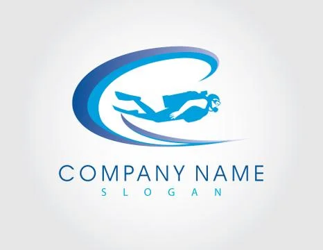 Diver logo Illustration