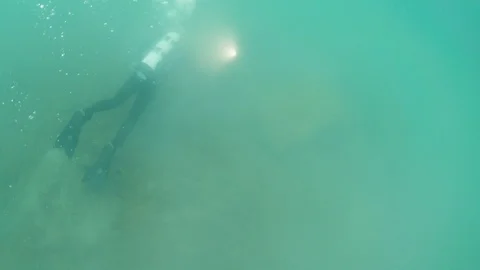 Diver Low Viz Stock Footage 115879358