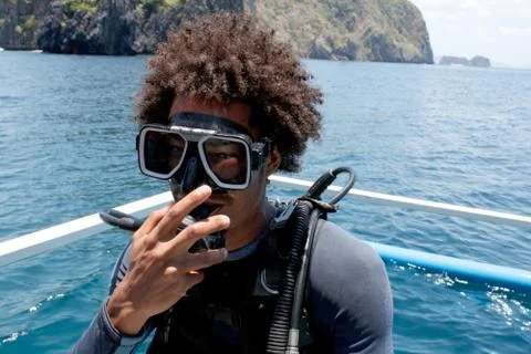 Diver Foto stock