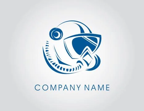 Diver vector logo Illustration