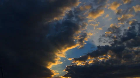 Diverge after the storm clouds Stock Footage 36552089