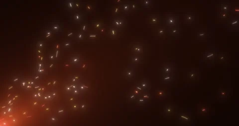 Divergent cone of particles 1 Stock Footage 307923563