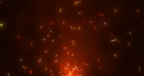 Divergent cone of particles 4 Stock Footage 307923978