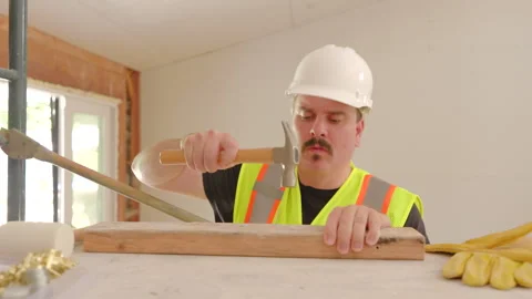 Diverse builders are effectively collaborating on a major construction site Stock Footage 305797129