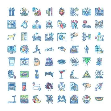 Diverse collection of hand drawn doodle icons and symbols イラスト素材