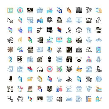 Diverse collection of vector icons design elements 스톡 일러스트