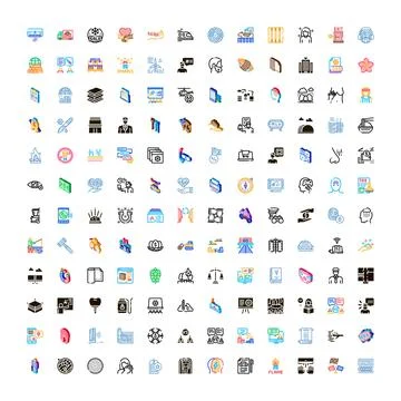 Diverse collection of vector icons design elements イラスト素材
