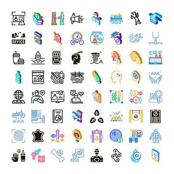Diverse collection of vector icons design elements 스톡 일러스트