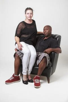 Diverse couple Stock-Fotos