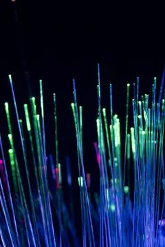 Diverse Digital Network Connections, Multicolor Business Communication Concep Stock Photos