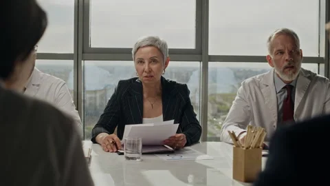 Diverse Energy Scientists Having Corporate Business Meeting Stock Footage 337170703