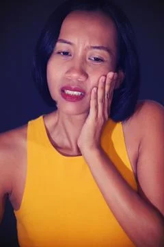 A Diverse Female Memory Problems Isolated 스톡 사진