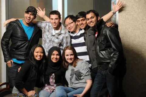 Diverse Group of Students Stock Photos