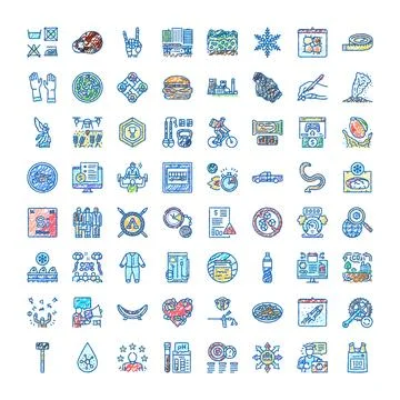 Diverse hand drawn icon set lifestyle concepts イラスト素材
