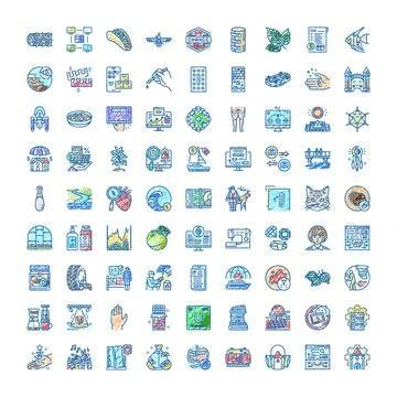 Diverse hand drawn icon set for various concepts イラスト素材