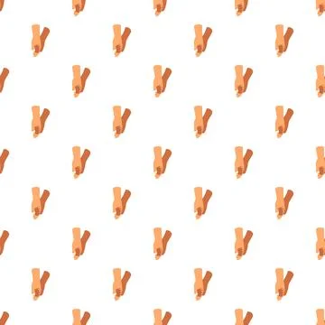 Diverse hands holding seamless pattern illustration Stock Illustration
