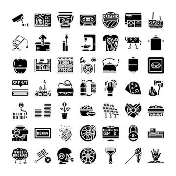 Diverse lifestyle objects and everyday items collection Stock Illustration