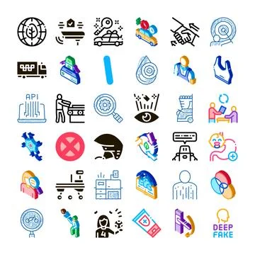 Diverse modern concepts developing technology business and service Ilustración de archivo