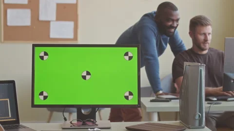 Diverse Programmers Coworking in Office Video stock 224048623
