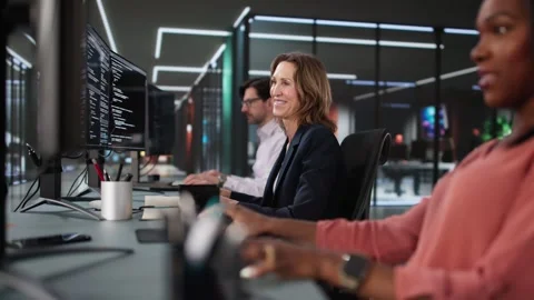 Diverse Software Coding Team Programming Stock Footage 303161977