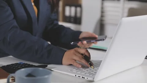 Diverse team of professionals engaged in a website graphic design board mee.. Stock Footage 316144991