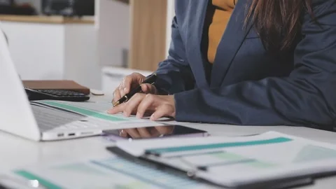 Diverse team of professionals engaged in a website graphic design board mee.. Stock Footage 316145022