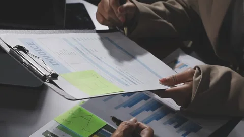 Diverse team of professionals engaged in a website graphic design board mee.. Stock Footage 316145864