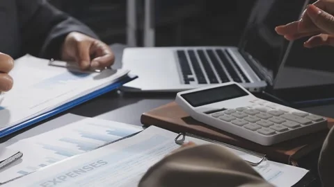 Diverse team of professionals engaged in a website graphic design board mee.. Stock Footage 316145999