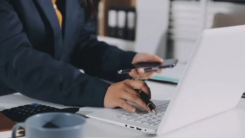 Diverse team of professionals engaged in a website graphic design board mee.. Stock Footage 317429322