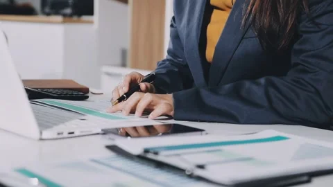 Diverse team of professionals engaged in a website graphic design board mee.. Stock Footage 317429334