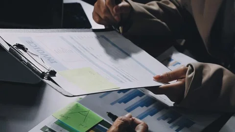 Diverse team of professionals engaged in a website graphic design board mee.. Stock Footage 317429488
