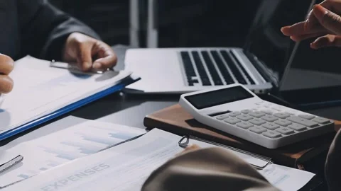 Diverse team of professionals engaged in a website graphic design board mee.. Stock Footage 317429514