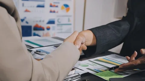 Diverse team of professionals engaged in a website graphic design board mee.. Stock Footage 317429545