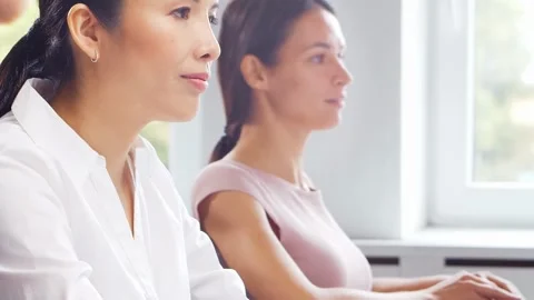 Diverse team of young professionals is working in the e-mail support center Stock-Footage 267536511