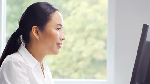 Diverse team of young professionals is working in the e-mail support center Stock-Footage 272583984
