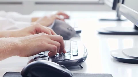 Diverse team of young professionals is working in the e-mail support center Stock-Footage 273186312