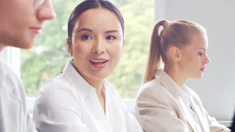 Diverse team of young professionals is working in the e-mail support center Stock-Footage 274035817