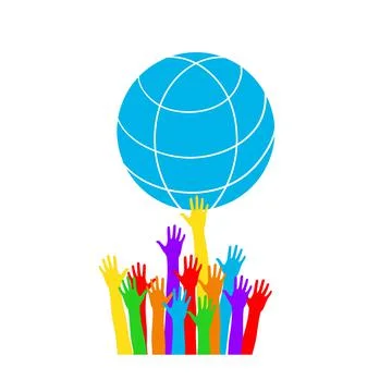 Diverse world. Vector illustration. Stock Illustration