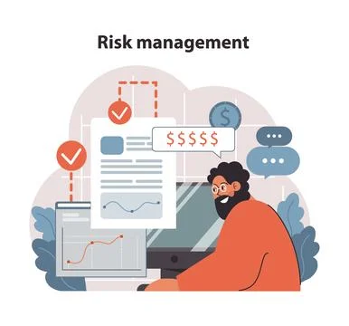 Diversification in action. Flat vector illustration. Stock Illustration