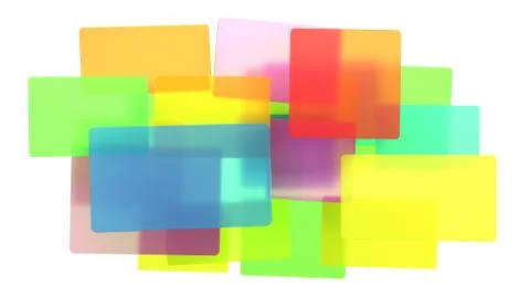 Diversity - abstract translucent rectangles Photos